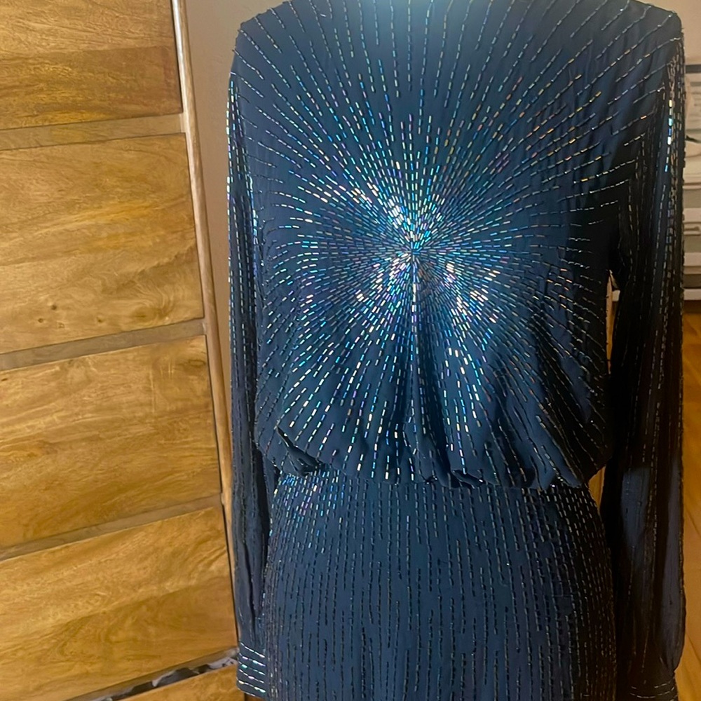 Lpa Belissa Jewel Studded Mini Dress